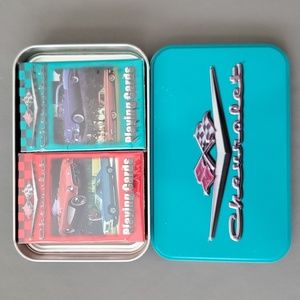 Classic Chevrolet Tin and Playing Cards
